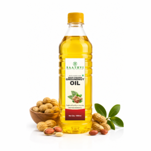 wood pressed groundnut oil image