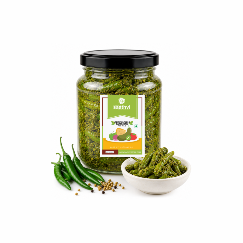 Saathvi Green Chili Tamarind Pickle
