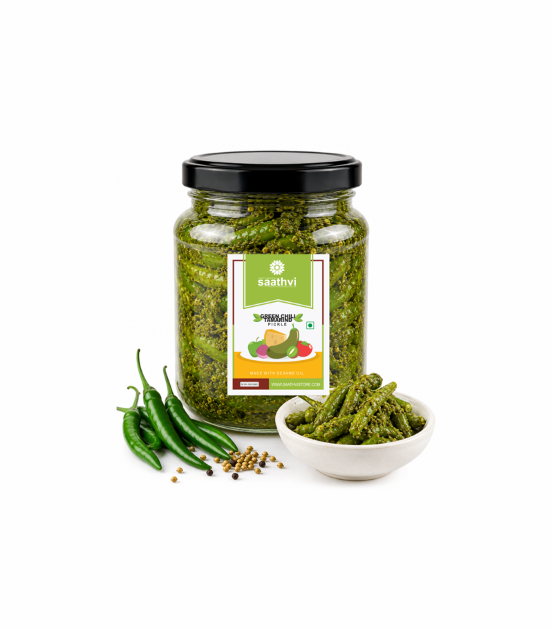 Saathvi Green Chili Tamarind Pickle