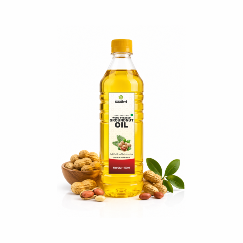 Saathvi Wood Pressed Groundnut Oil