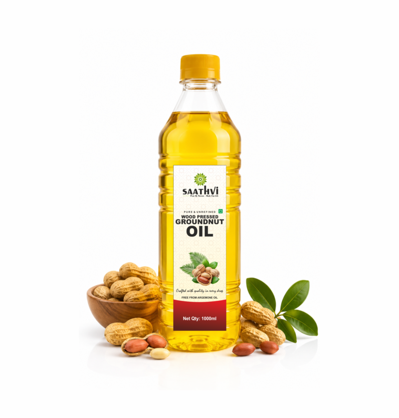 Wood Pressed Groundnut Oil image
